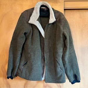 KUHL shearling neckline fleece jacket